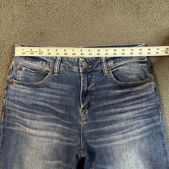 American Eagle Jeans Mens 30x34 Blue Athletic Fit Stretch Dark Wash Denim Pants - Picture 9 of 14